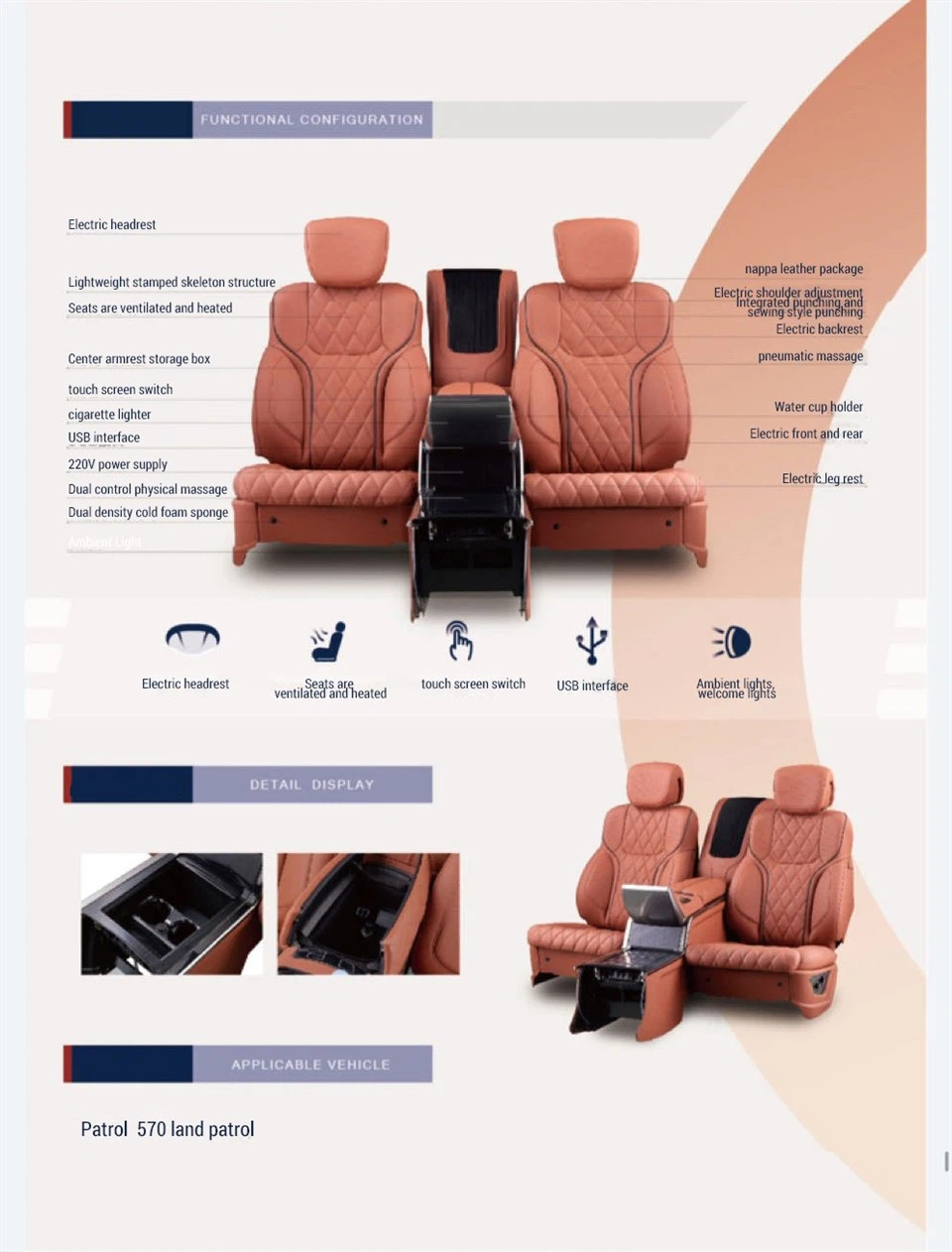 Camping Car Back Seat